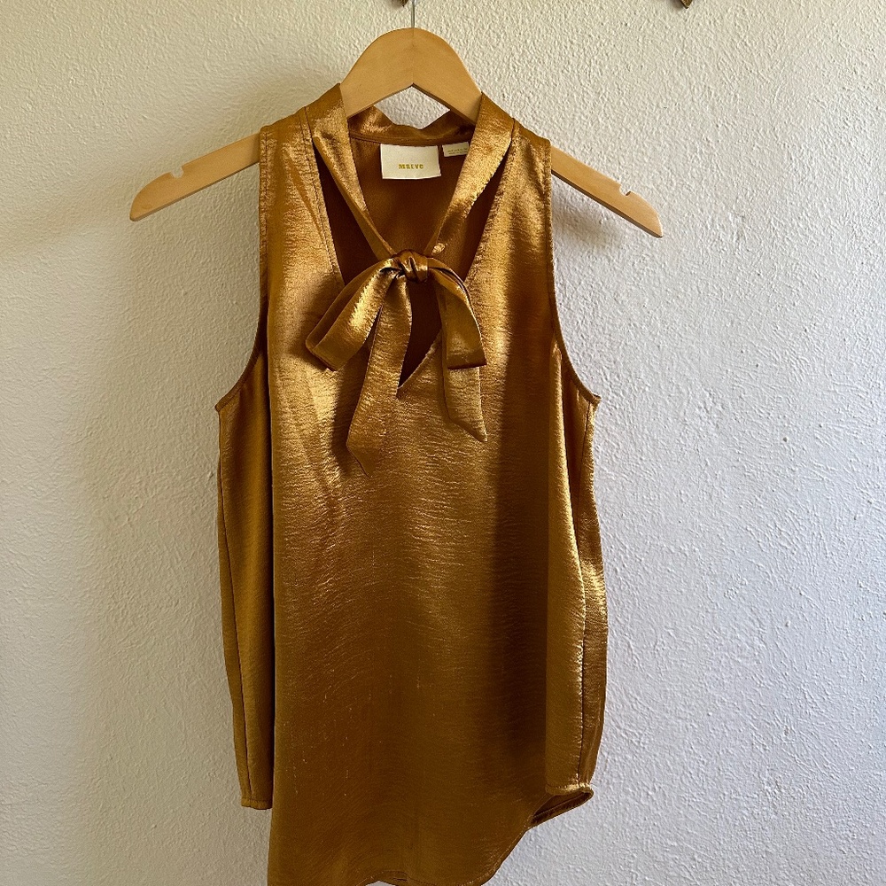Metallic Gold Blouse